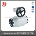 High quality 200mm pneumatic wheel fully welded ball valve